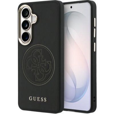 Etui GUESS Perforated Logo MagSafe do Samsung Galaxy S26 Czarny