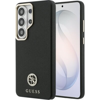 Etui GUESS Rhinestone Round Logo MagSafe do Samsung Galaxy S26 Ultra Czarny