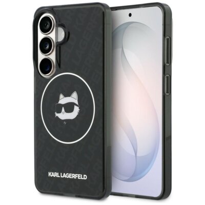 Etui KARL LAGERFELD IML Repeated Choupette MagSafe do Samsung Galaxy S26 Czarny