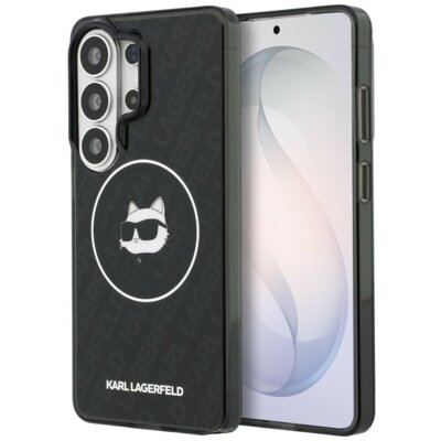 Etui KARL LAGERFELD IML Repeated Choupette MagSafe do Samsung Galaxy S26 Ultra Czarny