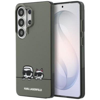 Etui KARL LAGERFELD Peekaboo Karl&Choupette do Samsung Galaxy S26 Ultra Zielony
