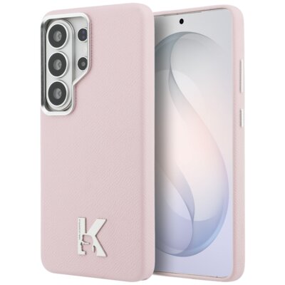 Etui KARL LAGERFELD K Metal Logo MagSafe do Samsung Galaxy S26 Ultra Różowy