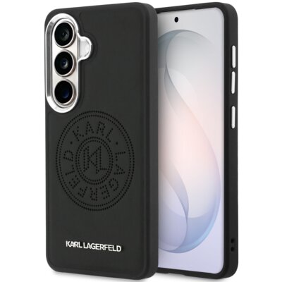 Etui KARL LAGERFELD Perforated KL MagSafe do Samsung Galaxy S26+ Czarny