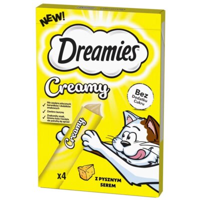 Przysmak dla kota DREAMIES Creamy Ser 4 x 10 g
