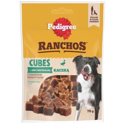 Przysmak dla psa PEDIGREE Ranchos Cubes z kaczką 70 g