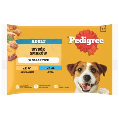 Karma dla psa PEDIGREE Adult Mix smaków (4 x 100 g)