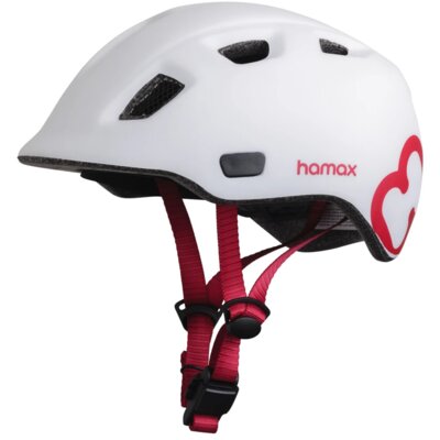 Kask rowerowy HAMAX Thundercap Biało-różowy dla Dzieci (rozmiar 47-52)