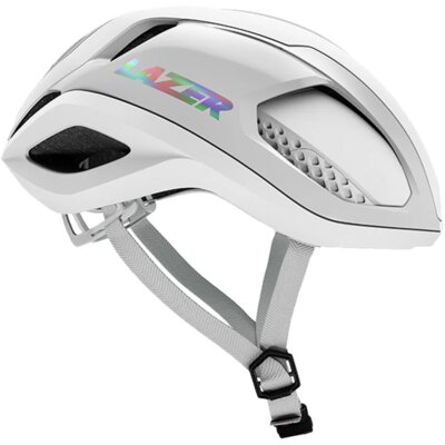 Kask rowerowy LAZER Vento KinetiCore Biały Szosowy z możliwością zamontowania lampki (rozmiar S, 52-56 cm)