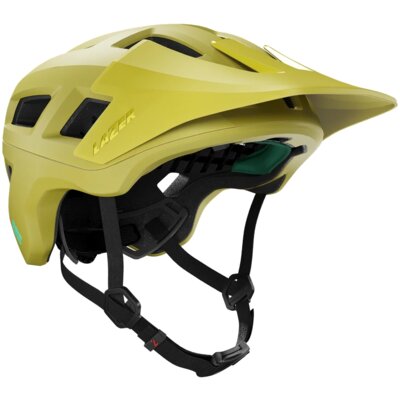 Kask rowerowy LAZER Coyote KinetiCore Zielony mat MTB z możliwością zamontowania lampki (rozmiar M)