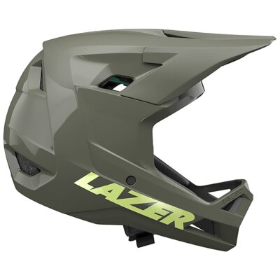 Kask rowerowy LAZER Chase KinetiCore Zielony mat Full Face (rozmiar S)