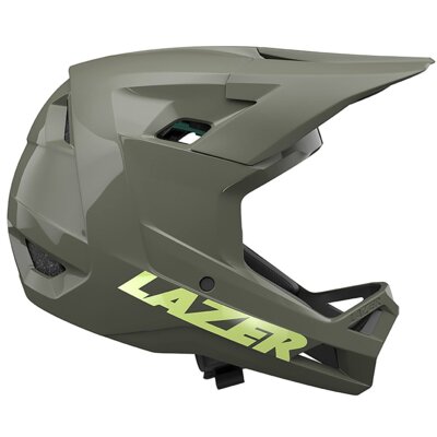 Kask rowerowy LAZER Chase KinetiCore Zielony mat Full Face (rozmiar XS)