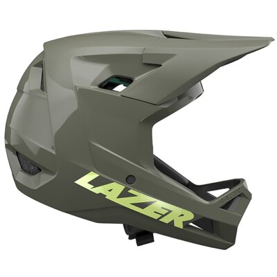 Kask rowerowy LAZER Chase KinetiCore Zielony mat Full Face (rozmiar M, 56-58 cm)
