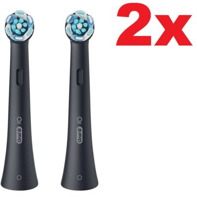 Oryginalna końcówka szczoteczki ORAL-B IO Ultimate Clean (2 szt.) (Usuwa płytkę bakteryjną) Czarny