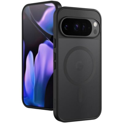 Etui CRONG Hybrid Matte Magnetic MagSafe do Google Pixel 9 Pro Czarny