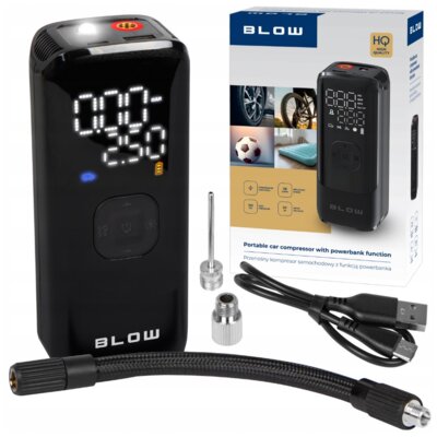 Kompresor Samochodowy Sprężarka Pompka Elektryczna Rowerowa BLOW AP01