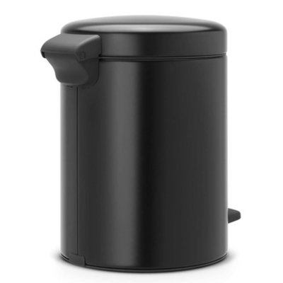 Kosz na śmieci z pedałem BRABANTIA 113321 NewIcon uszczelka przeciwzapachowa 3L Czarny matowy