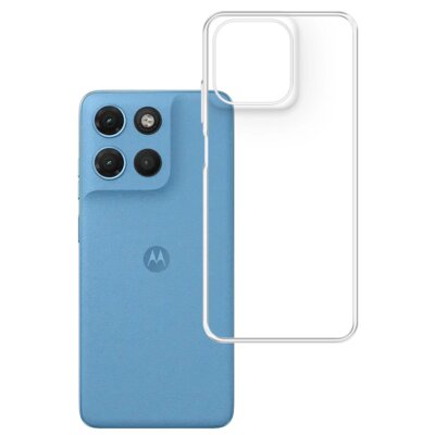 Etui 3MK Clear Case do Motorola Moto G17/ G17 Power Przezroczysty