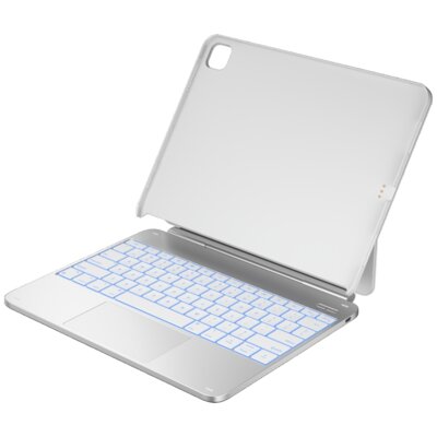 Etui na iPad Pro 13 cali TYPECASE Edge+ Srebrny Klawiatura