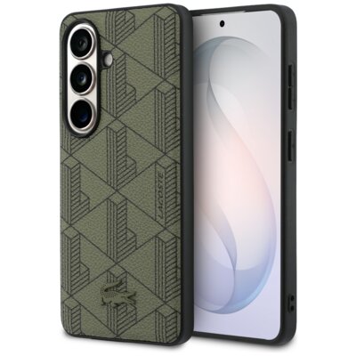 Etui LACOSTE PVC Monogram The Blend MagSafe do Samsung Galaxy S26 Khaki