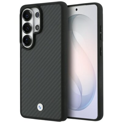 Etui BMW Sign Magnetic Carbon Fiber MagSafe do Samsung Galaxy S26 Ultra Czarny