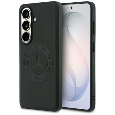 Etui MERCEDES Vintage Logo MagSafe do Samsung Galaxy S26 Czarny