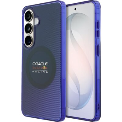 Etui RED BULL Double Layer Blended Lines MagSafe do Samsung Galaxy S26 Granatowy