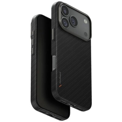 Etui UNIQ Keva Edge MagClick Charging do Apple iPhone 17 Pro Czarny