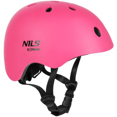 Kask NILS EXTREME MT301 Różowy (rozmiar S, 52-56 cm)