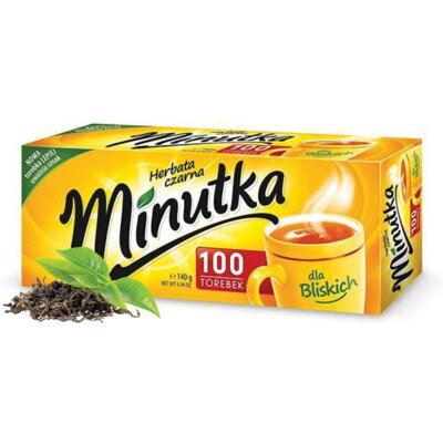 Herbata czarna w saszetkach MINUTKA (100 sztuk)
