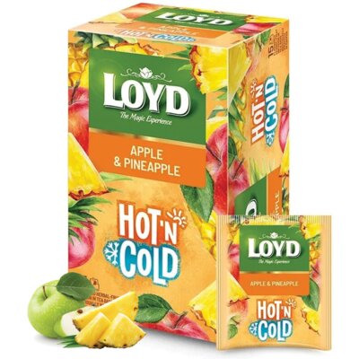 Herbata owocowa w saszetkach LOYD Jabłko i Ananas (15 sztuk)