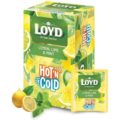 Herbata owocowa w saszetkach LOYD Cytryna Limonka i Mięta (15 sztuk)