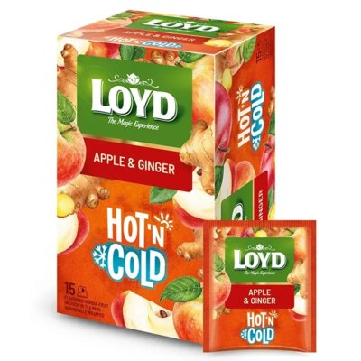 Herbata LOYD Hot&Cold Jabłko i Imbir (15 sztuk)