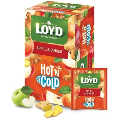 Herbata owocowa w saszetkach LOYD Jabłko i Imbir (15 sztuk)