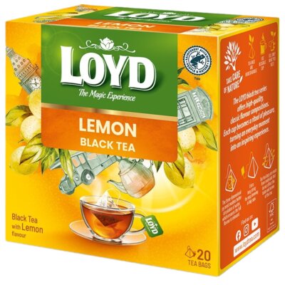 Herbata LOYD Black Lemon (20 sztuk)