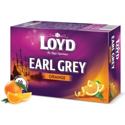 Herbata czarna w saszetkach LOYD Earl Grey Orange (60 sztuk)
