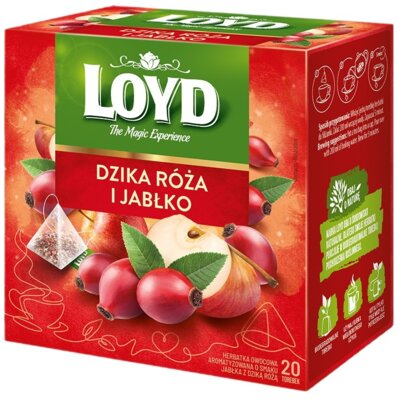Herbata LOYD Dzika róża i Jabłko (20 sztuk)
