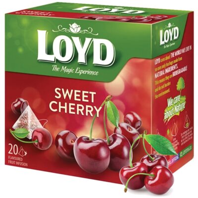 Herbata owocowa w saszetkach LOYD Słodka Wiśnia (20 sztuk)