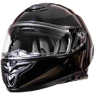 Kask motocyklowy TORQ TORQ-820 Czarny Połysk (rozmiar XS)