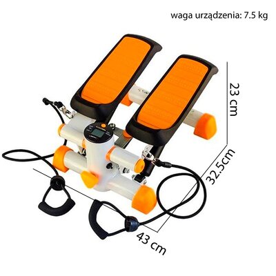 Stepper HMS S3092 z linkami Pomarańczowo-Biały