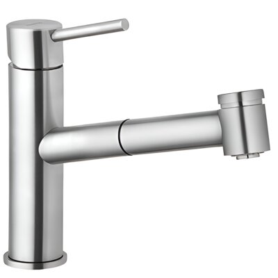 Bateria kuchenna stojąca KLUDI Steel z wyciąganą wylewką Chrom 44851F860