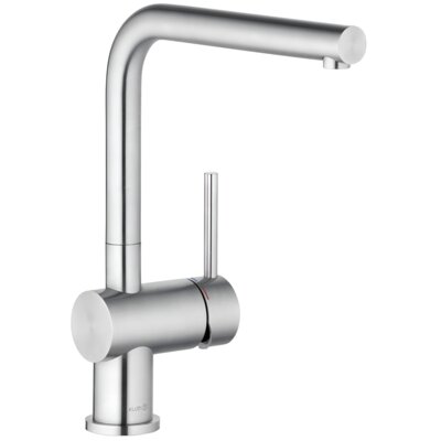 Bateria kuchenna stojąca KLUDI L Steel z obrotową wylewką Stal szlachetna 45803F877