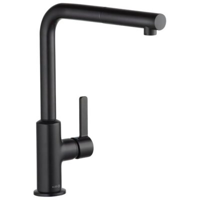 Bateria kuchenna stojąca KLUDI L-INE S z wyciąganą wylewką Czarny mat 408513975