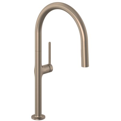 Bateria kuchenna stojąca KLUDI Reef z wyciąganą wylewką Brąz szczotkowany 50851N175