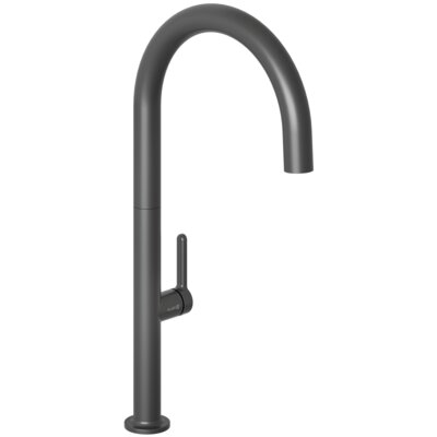 Bateria kuchenna stojąca KLUDI Aurea z obrotową wylewką Czarny mat 558036675