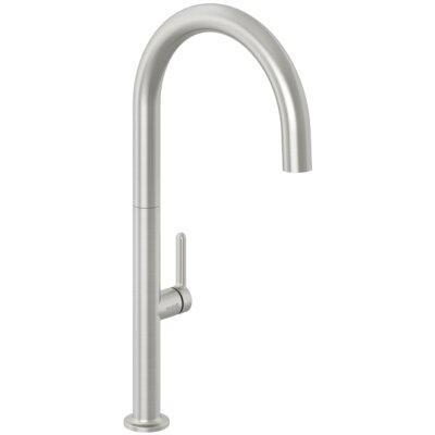 Bateria kuchenna stojąca KLUDI Aurea z obrotową wylewką Nikiel szczotkowany 55803N575