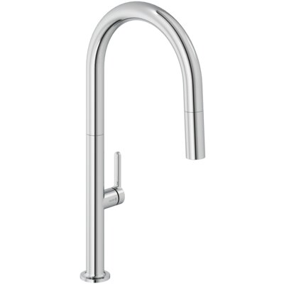 Bateria kuchenna stojąca KLUDI Aurea z wyciąganą wylewką Chrom 558520575