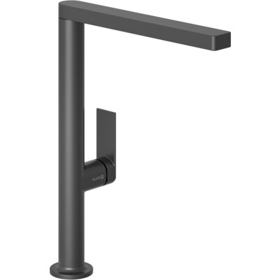 Bateria kuchenna stojąca KLUDI Qord z obrotową wylewką Czarny mat 568036675