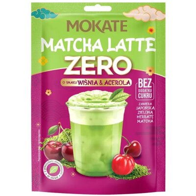 Kawa rozpuszczalna MOKATE Matcha Latte Zero Wiśnia & Acerola 20 g