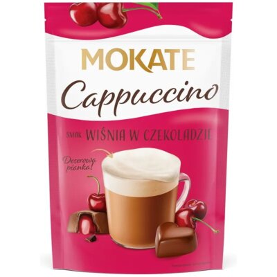 Kawa rozpuszczalna MOKATE Cappuccino Wiśnia w czekoladzie 110 g