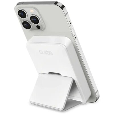 Powerbank SBS TEBB5000MAGSTANDW 5000 mAh 10W Biały